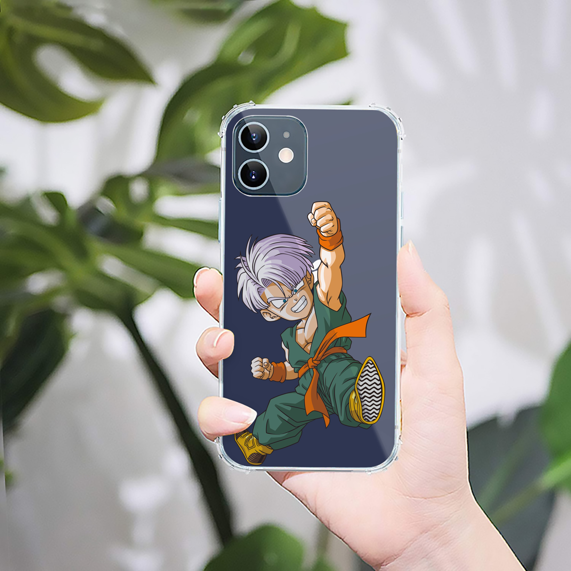 （画像用） ドラゴンボール トランクス（Torankusu）DRAGON BALL Trunks 【iPhone 12シリーズ対応】透明スマホケース（クリアソフトケース）